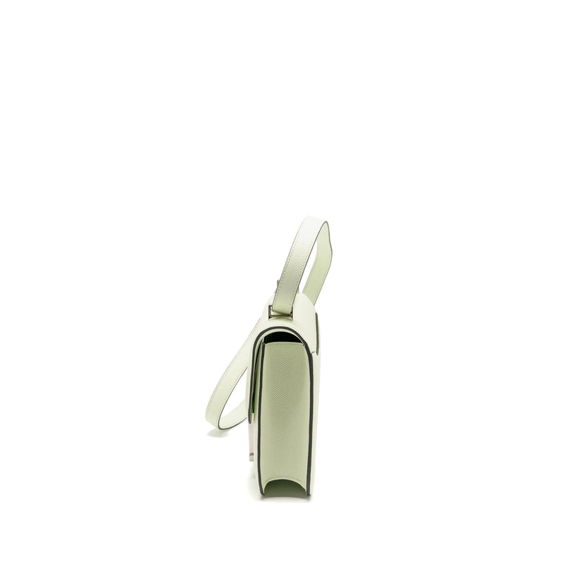 Hermes Constance 24 Epsom Vert Fizz SHW Stamp U