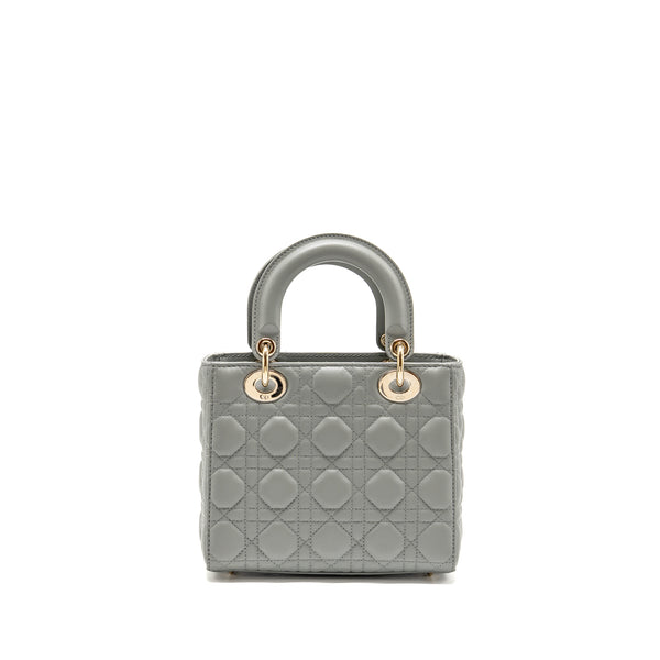 Dior Small Lady Dior My ABCDior Bag Lambskin Grey Stone LGHW