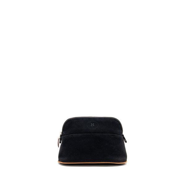 Hermes Bolide case, mini model cotton black/orange SHW