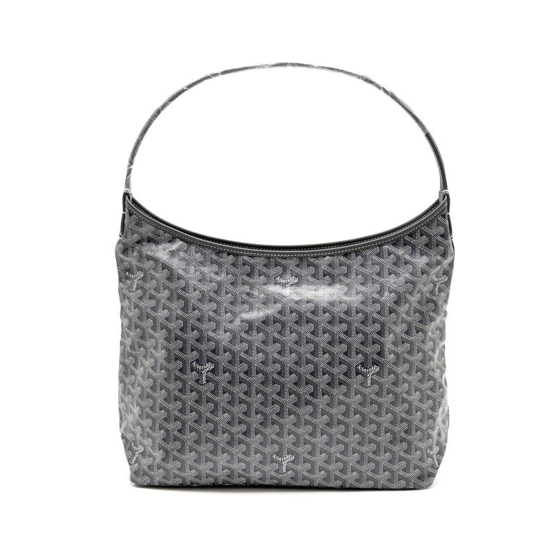 Goyard Boheme Hobo Bag PM Goyardine Canvas Gris SHW