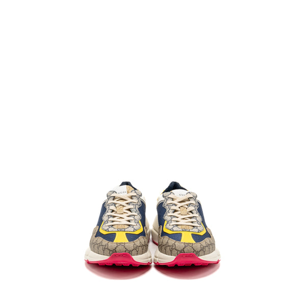 Gucci size 10.5 Rhyton Sneaker GG Supreme Canvas Multicoloured