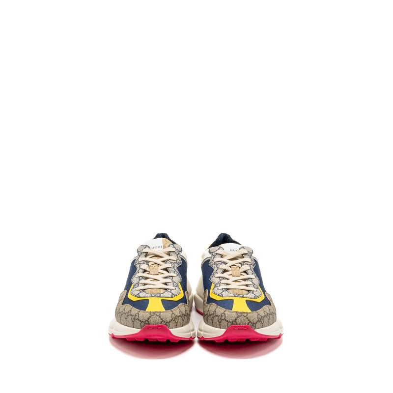 Gucci size 10.5 Rhyton Sneaker GG Supreme Canvas Multicoloured