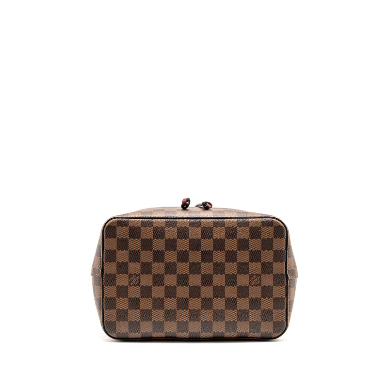 Louis Vuitton Neo Noe Damier Ebene Canvas Brown / Berry GHW