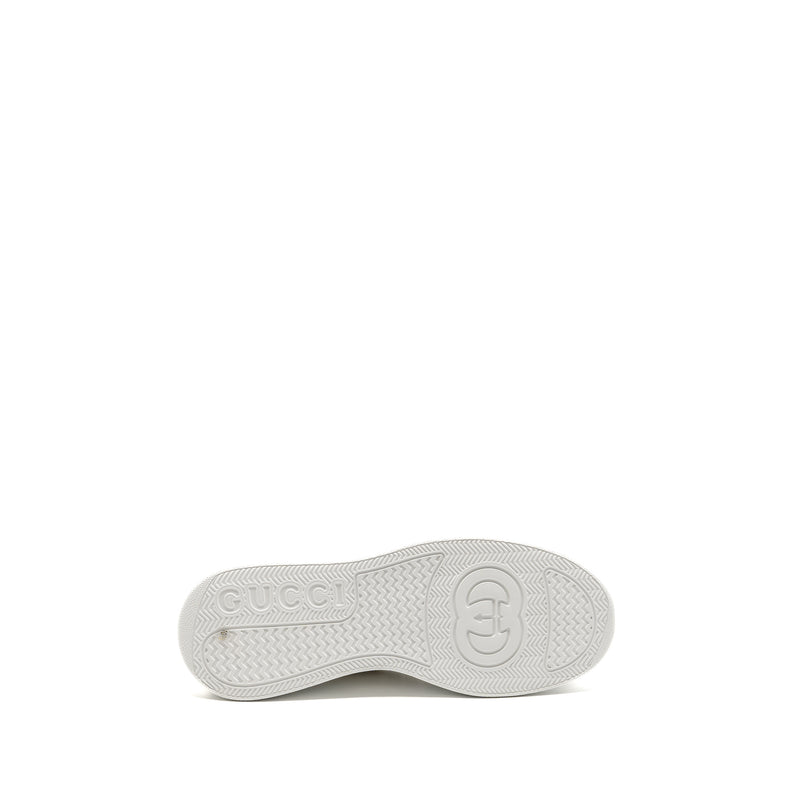 Gucci size 10.5 GG trainer supreme canvas white
