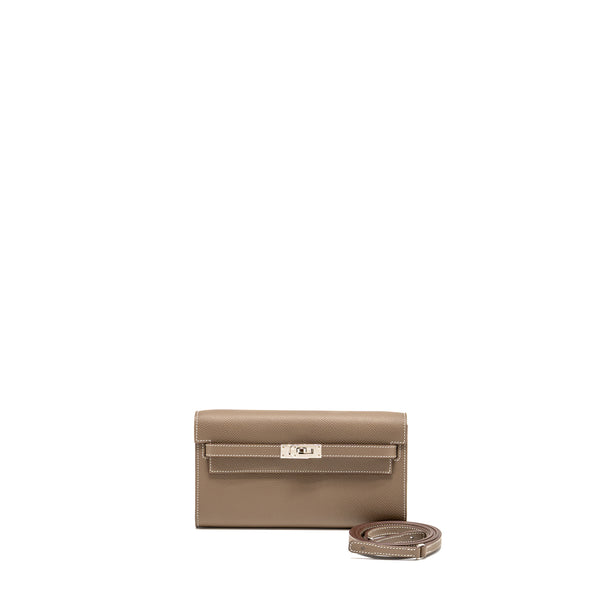 Hermes Kelly To Go Epsom Etoupe SHW Stamp B