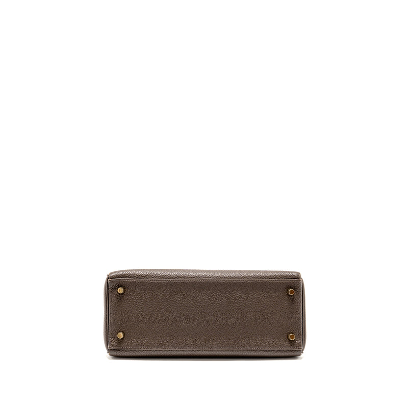 Hermes Kelly 28 Togo C4 Ecorce GHW Stamp Square R