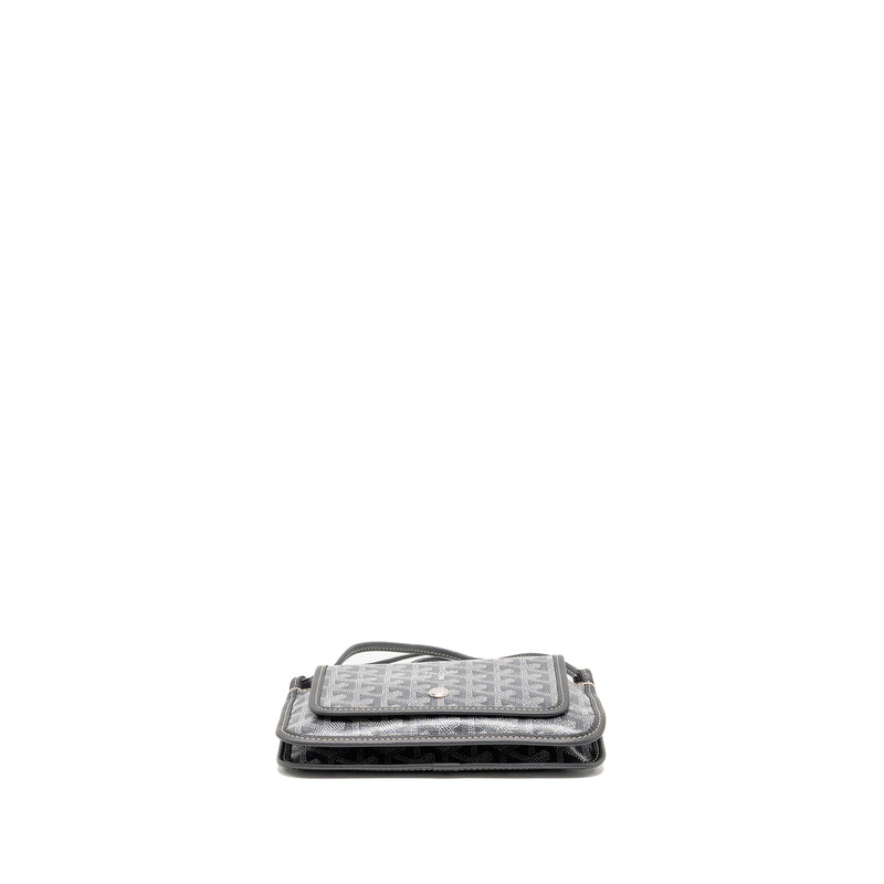 Goyard Portefeuille Pochette Plumet goyardine canvas / calfskin grey SHW