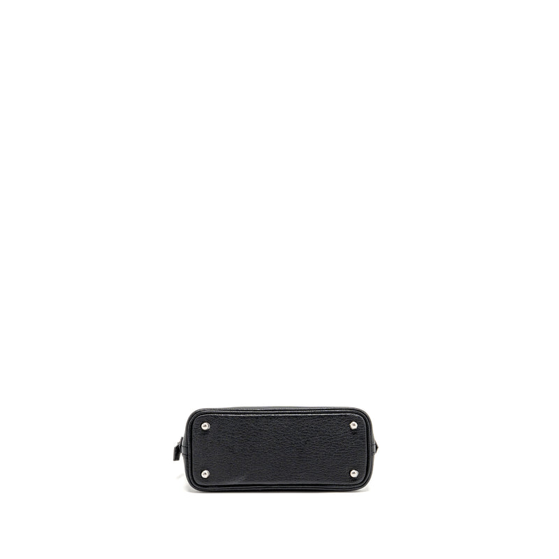 Hermes mini bolide chevre Mysore black SHW Stamp W