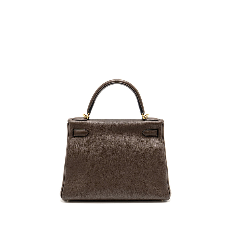 Hermes Kelly 28 Togo C4 Ecorce GHW Stamp Square R