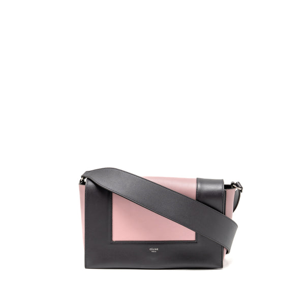 Celine Frame Bag Calfskin Pink/Grey SHW