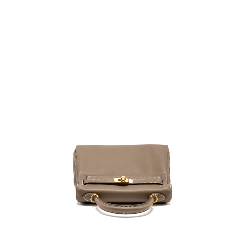 Hermes Kelly 25 Swift Etoupe GHW Stamp B