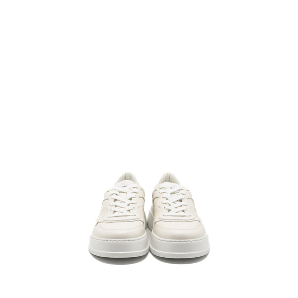 Gucci size 10.5 GG trainer supreme canvas white