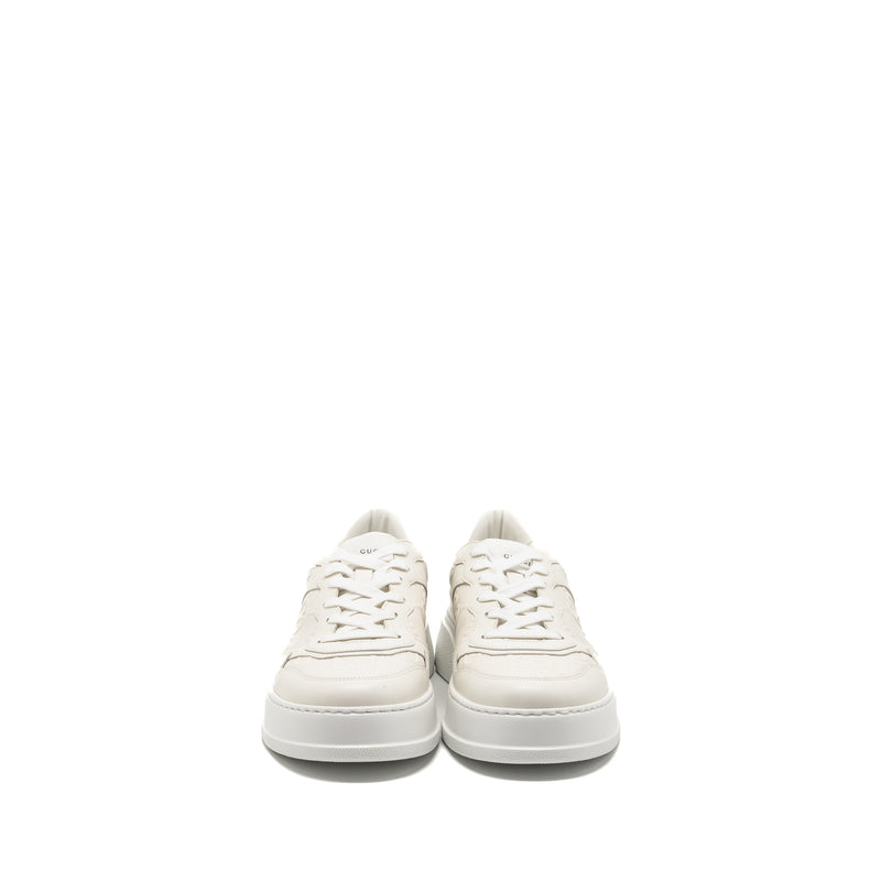 Gucci size 10.5 GG trainer supreme canvas white