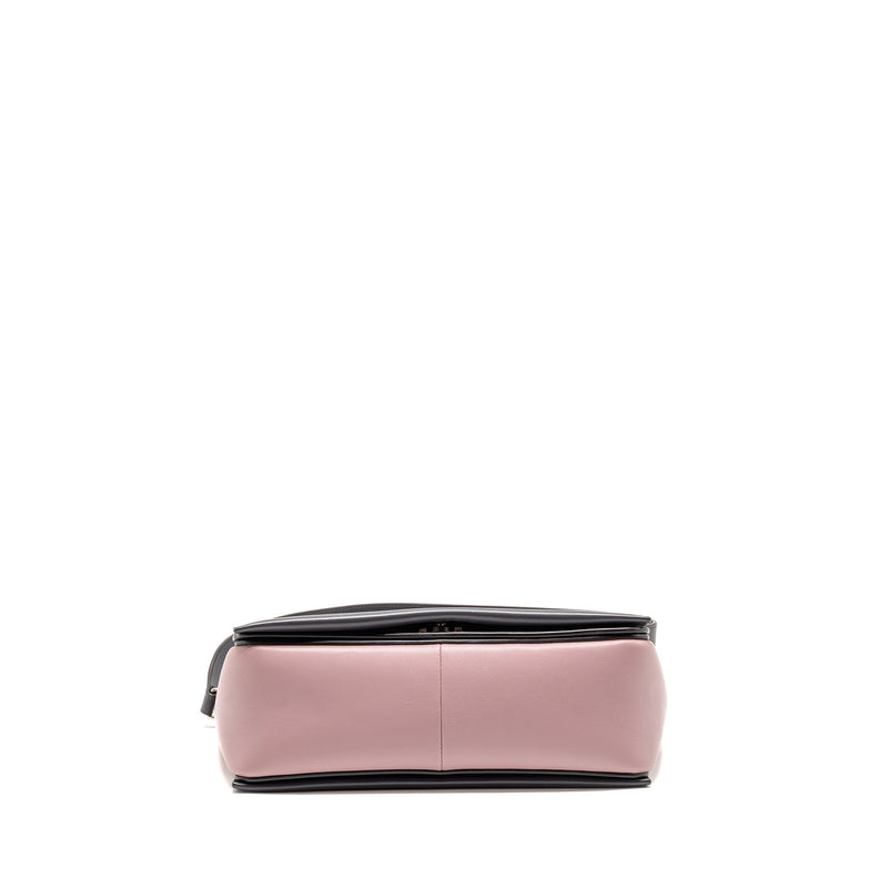 Celine Frame Bag Calfskin Pink/Grey SHW