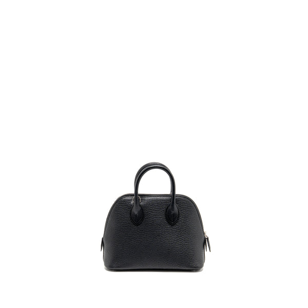 Hermes mini bolide chevre Mysore black SHW Stamp W