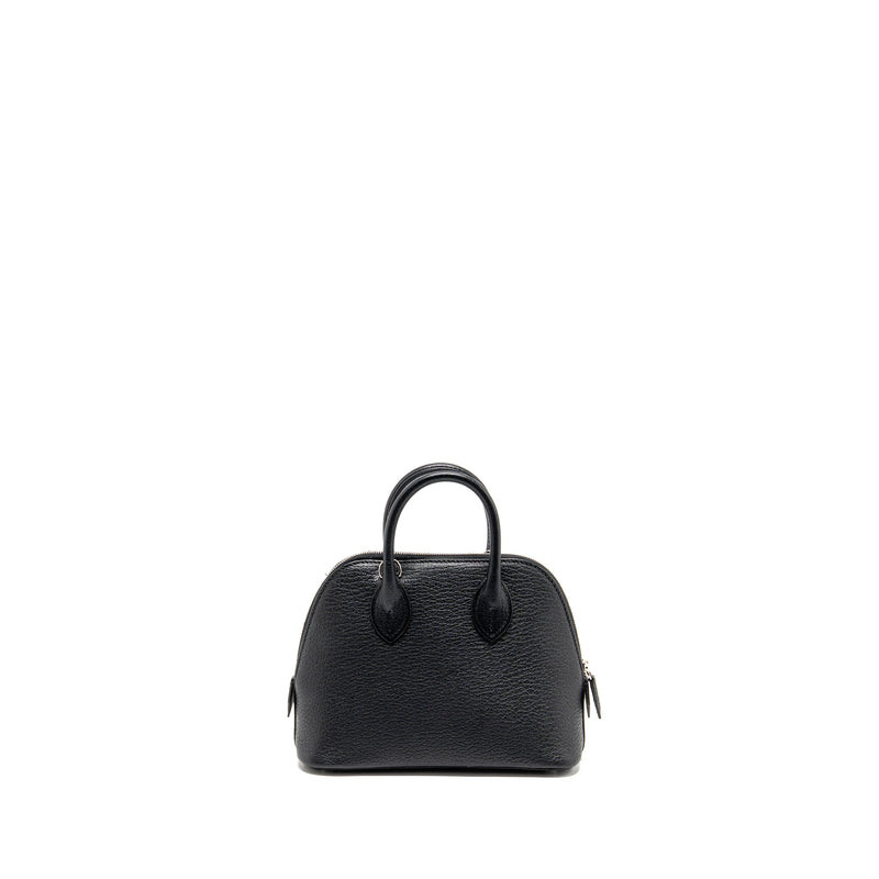 Hermes mini bolide chevre Mysore black SHW Stamp W