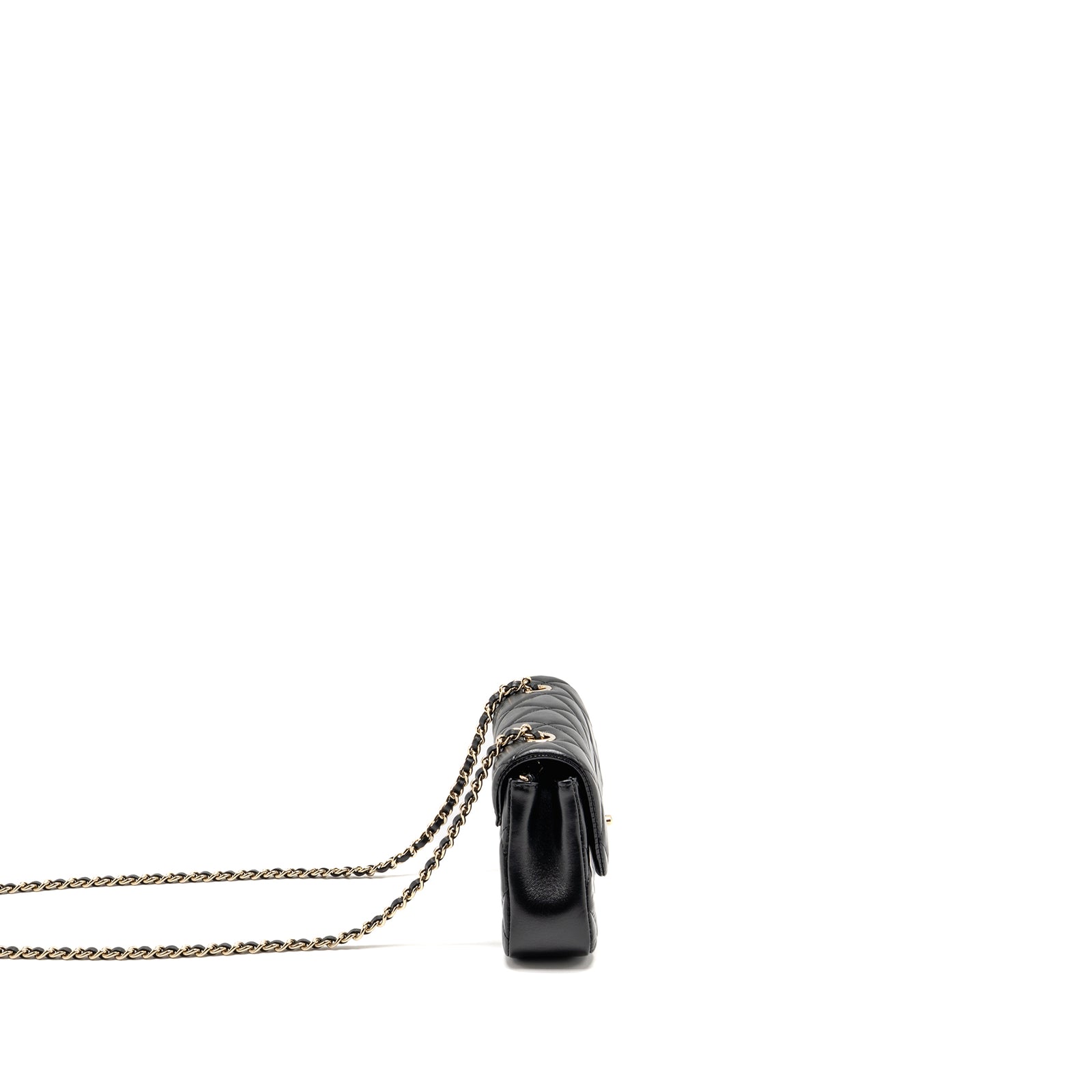 Chanel 25s Mini Flap Bag Lambskin Black GHW(microchip)