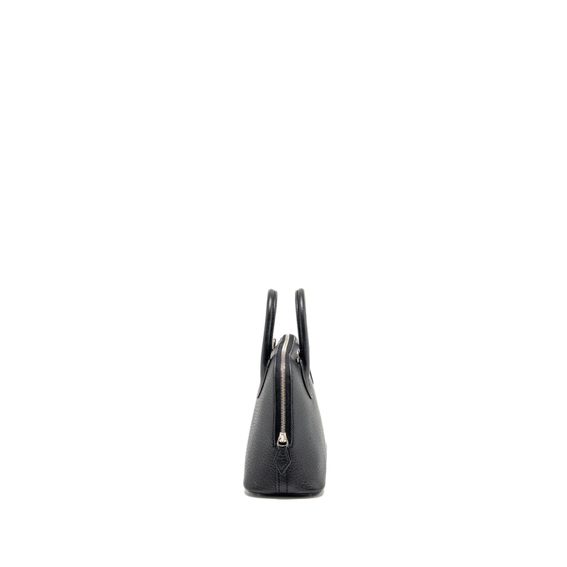 Hermes mini bolide chevre Mysore black SHW Stamp W