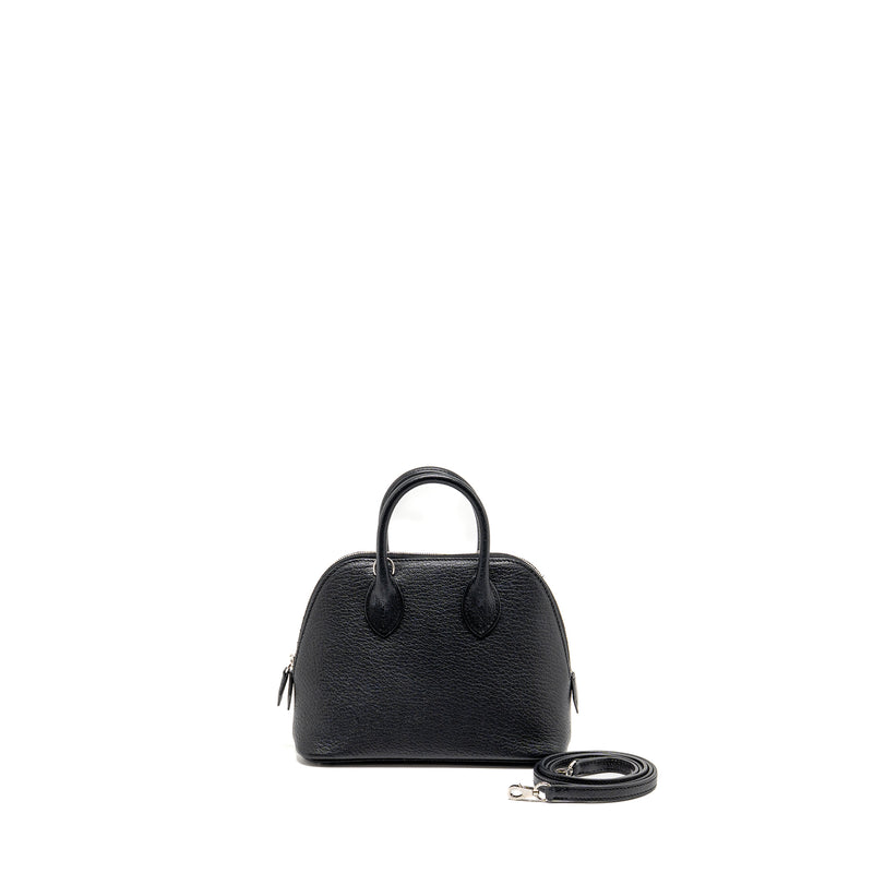 Hermes mini bolide chevre Mysore black SHW Stamp W