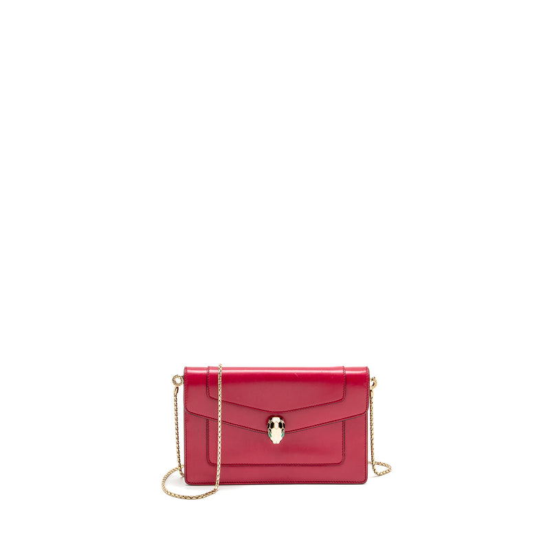Bvlgari Serpenti Forever Chain Bag Calfskin Pink LGHW