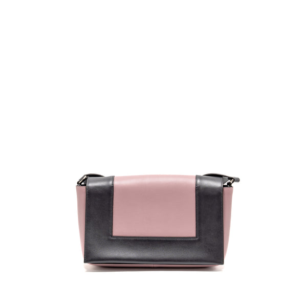 Celine Frame Bag Calfskin Pink/Grey SHW