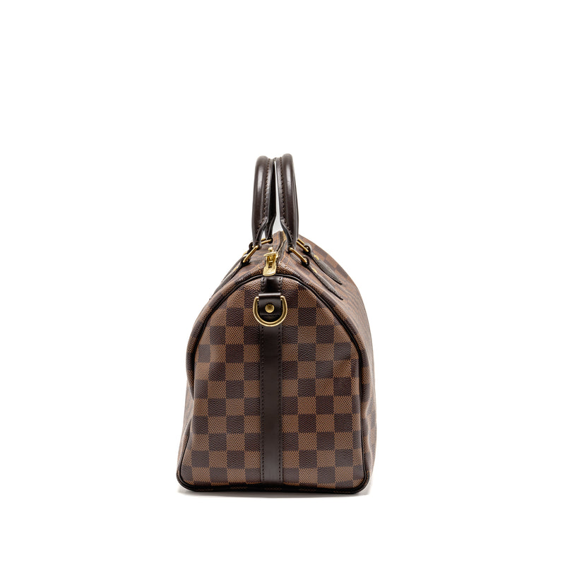 Louis Vuitton Speedy Bandouliere 30 Damier Ebene Canvas GHW