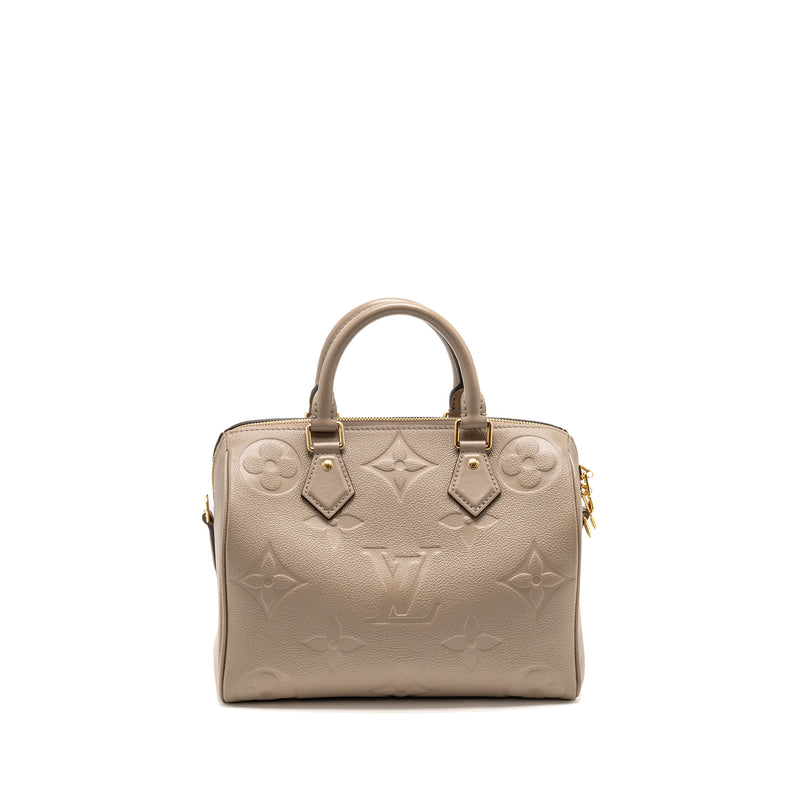 Louis Vuitton Speedy Bandoulière 25 Empreinte Leather Tourterelle GHW