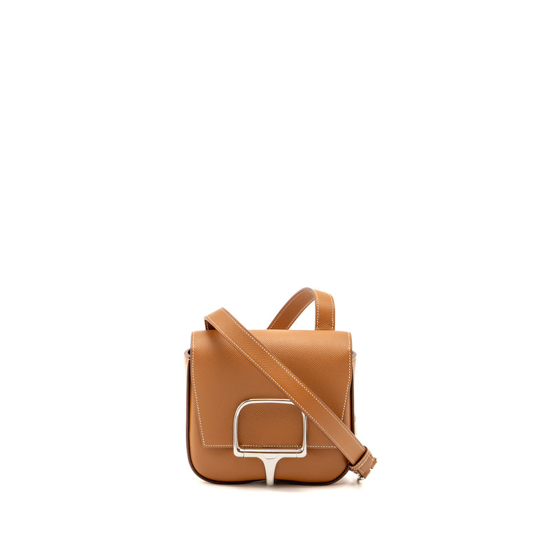 Hermes Della Cavalleria Mini Bag Epsom Gold SHW Stamp Z