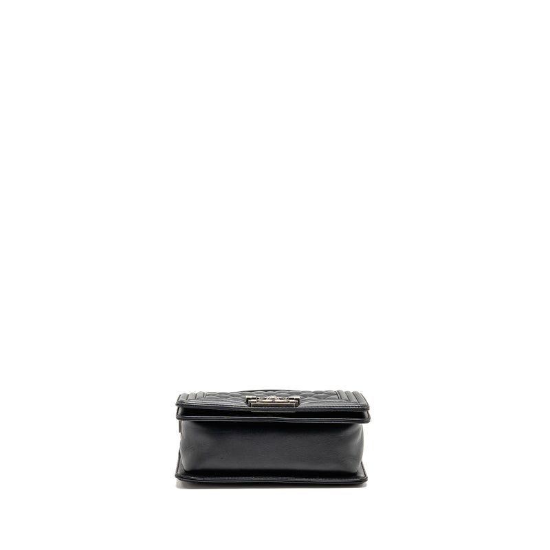 Chanel Small Boy Bag Calfskin Black SHW