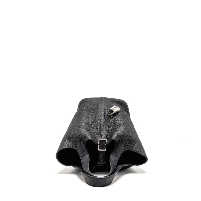 Hermes Picotin 18 lock bag clemence black SHW stamp Y