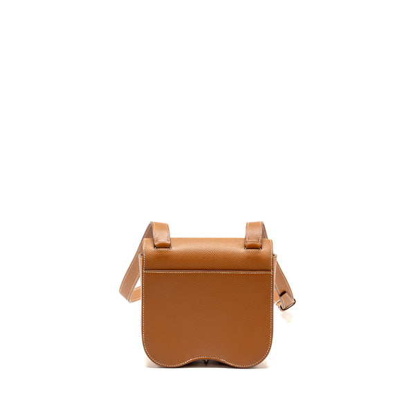 Hermes Della Cavalleria Mini Bag Epsom Gold SHW Stamp Z