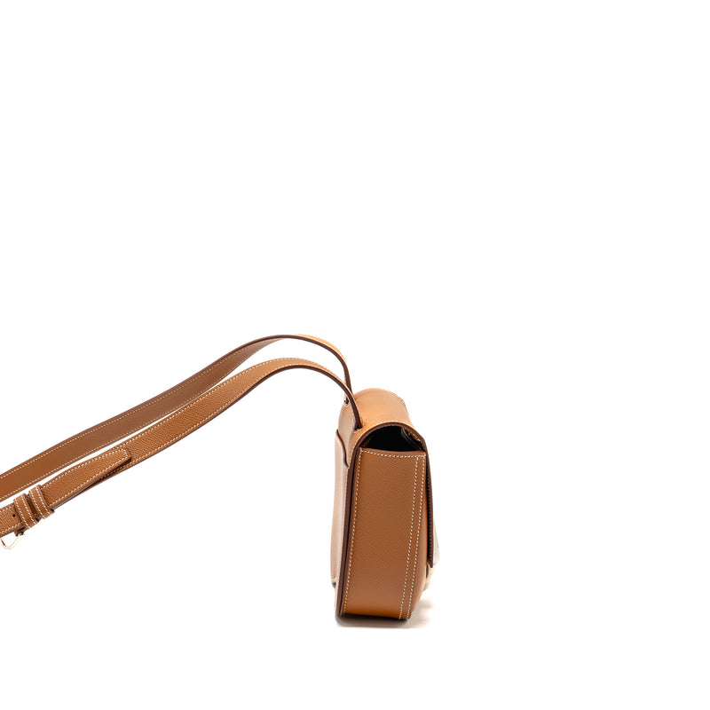 Hermes Della Cavalleria Mini Bag Epsom Gold SHW Stamp Z