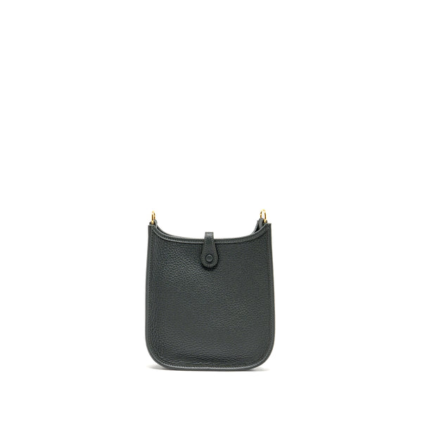 Hermes Mini Evelyne clemence Vert Mangrove GHW stamp K