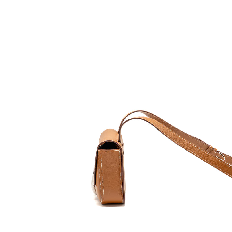 Hermes Della Cavalleria Mini Bag Epsom Gold SHW Stamp Z