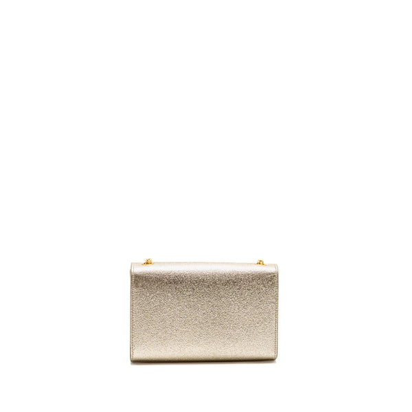 SAINT LAURENT/YSL Small Kate Bag Grained Calfskin Gold GHW