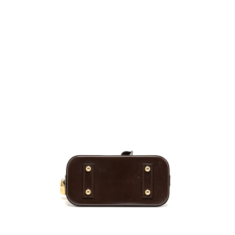 Louis Vuitton alma bb damier ebene GHW