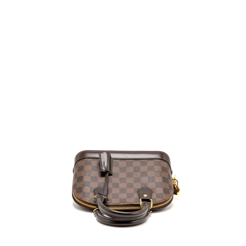 Louis Vuitton alma bb damier ebene GHW