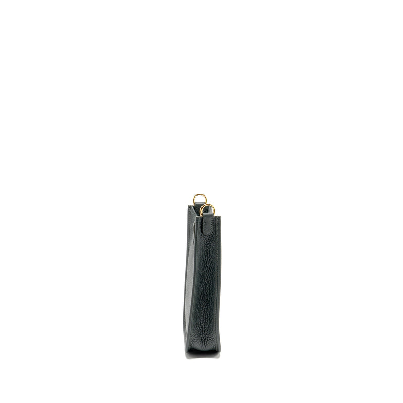 Hermes Mini Evelyne clemence Vert Mangrove GHW stamp K