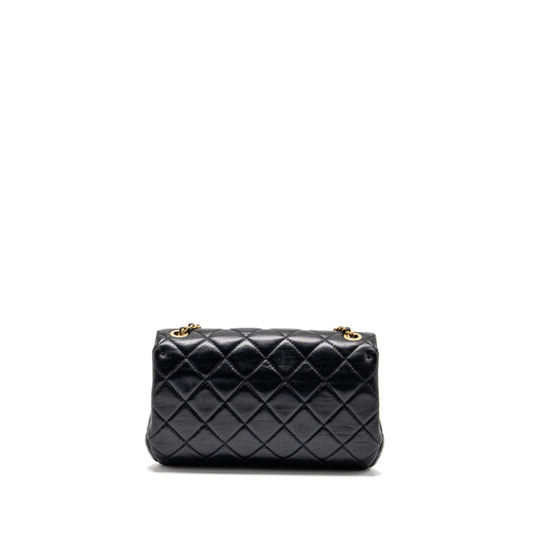 Chanel 22c Quilted Flap Bag Lambskin Black GHW (microchip)