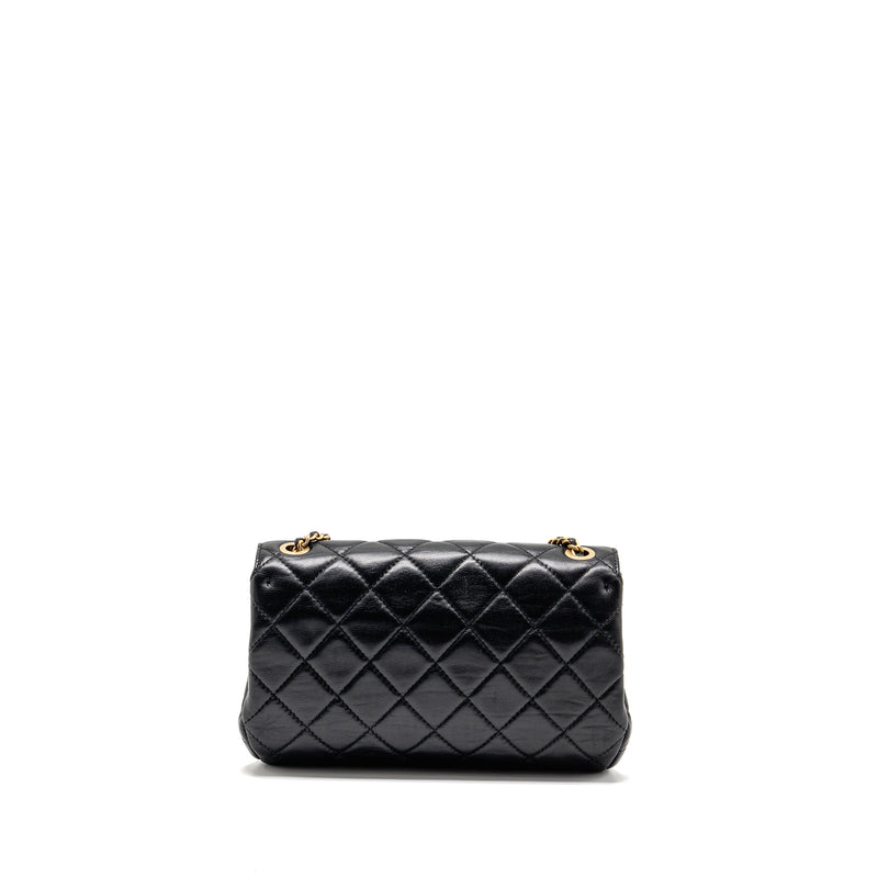 Chanel 22c Quilted Flap Bag Lambskin Black GHW (microchip)