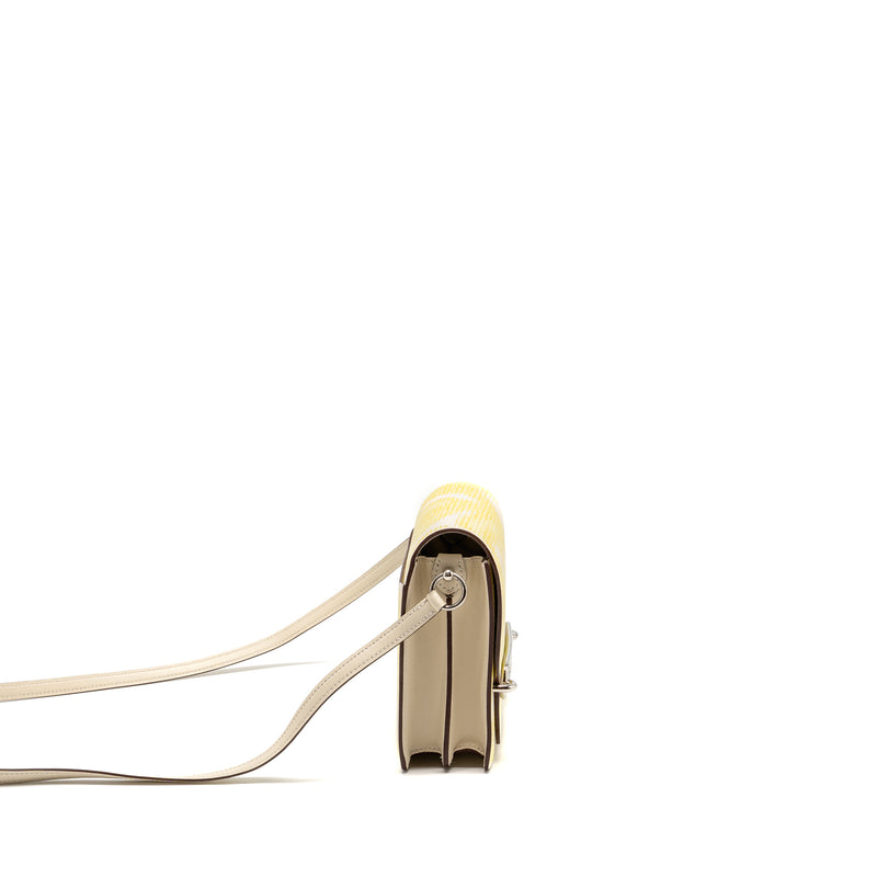 Hermes Mini Roulis Limited Edition Circuit 24 Faubourg Swift Nata/Lime/Jaune Bourgeon/Jaune Poussin SHW STAMP U