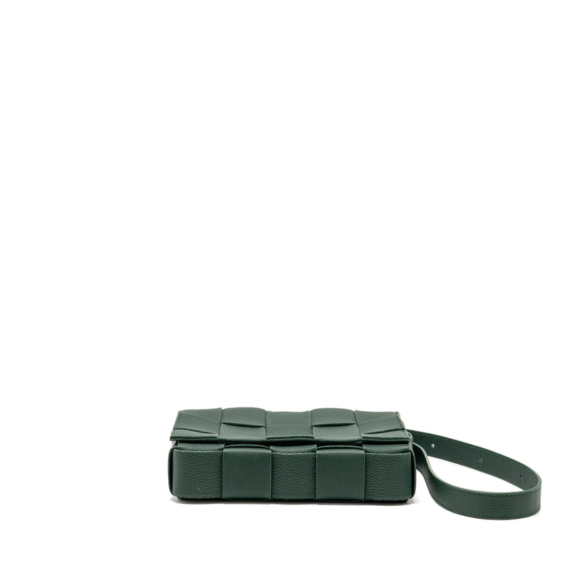 Bottega Veneta small cassette bag charm strap limited edition calfskin green GHW