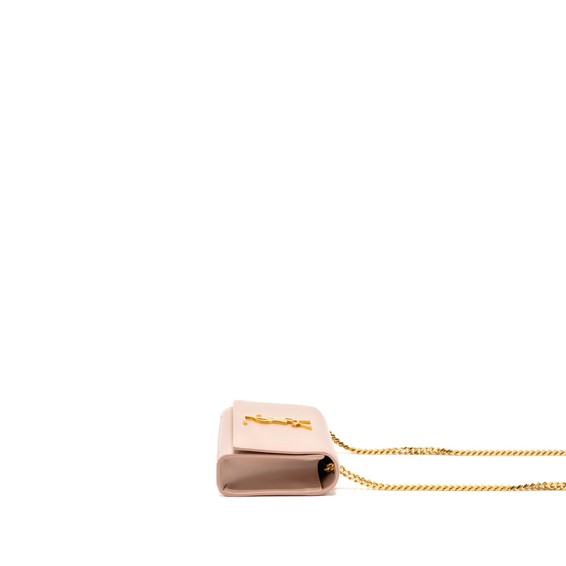 Saint Laurent/YSL Small Shoulder Bag Grained Calfskin Pale Pink GHW