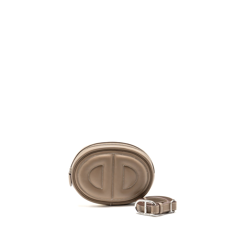Hermes In-the-Loop Belt Bag Swift Etoupe SHW Stamp Y