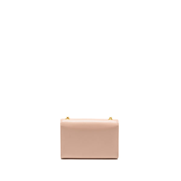 Saint Laurent/YSL Small Shoulder Bag Grained Calfskin Pale Pink GHW