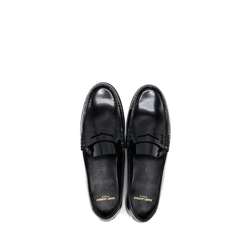 Saint Laurent/YSL Size 43 Le loafer Calfskin Black