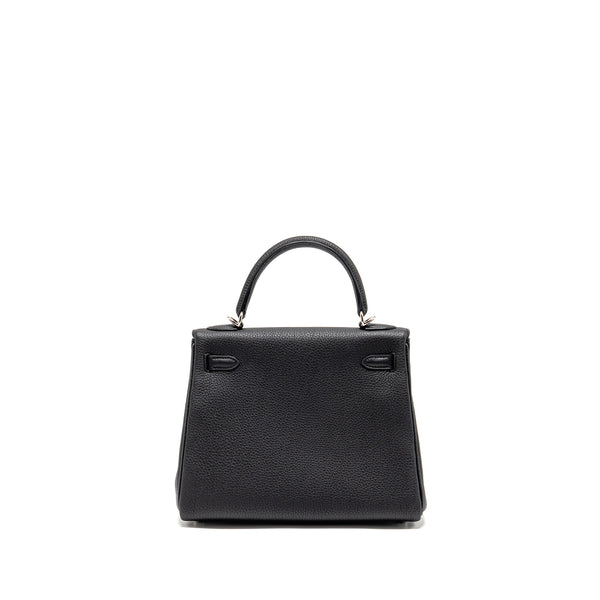 Hermes Kelly 25 Togo Black SHW stamp W