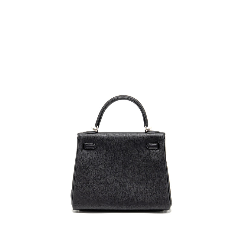Hermes Kelly 25 Togo Black SHW stamp W