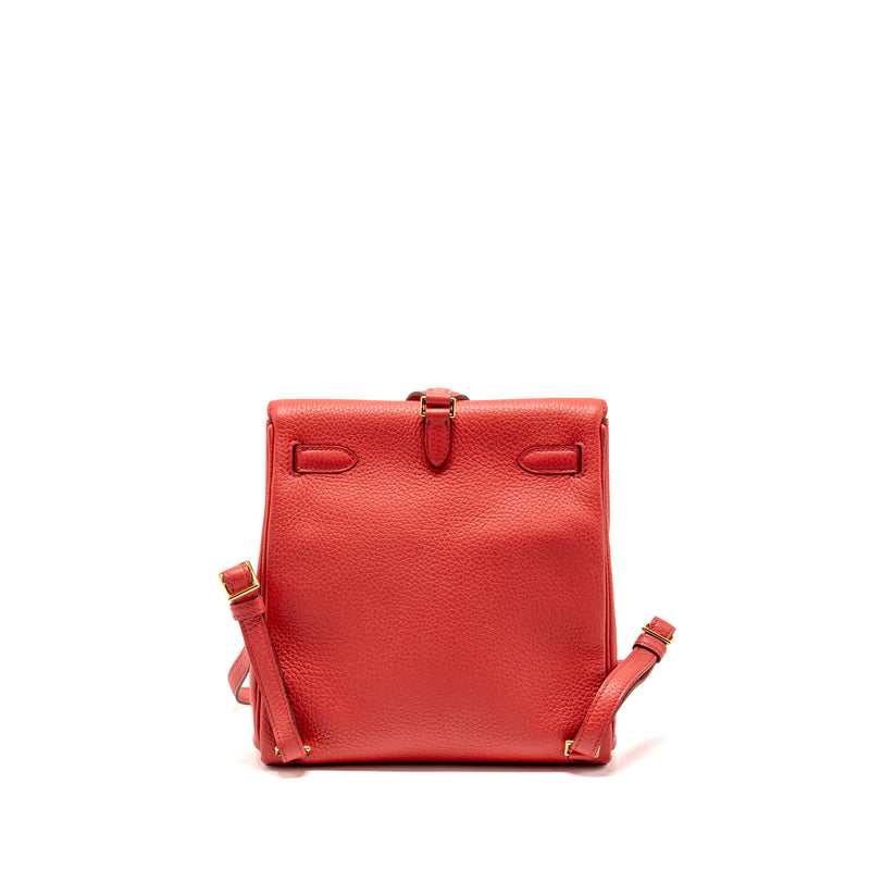 Hermes Kelly Ado Backpack Clemence A5 Bougainvillea GHW Stamp Y