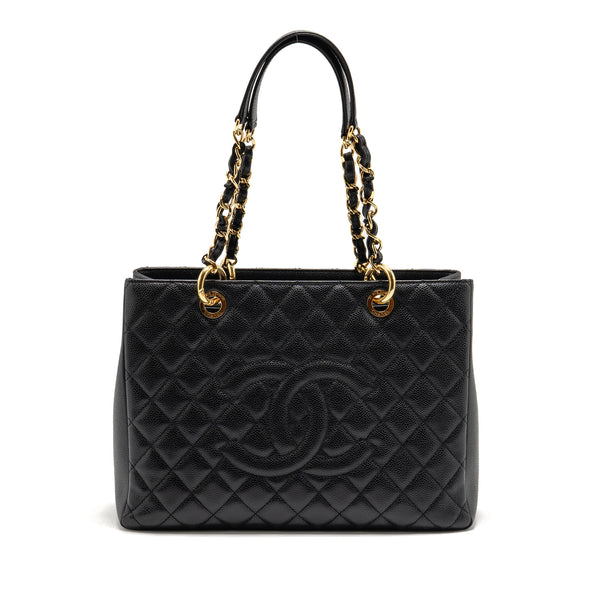 Chanel Grand Shopping Tote / GST Caviar Black GHW